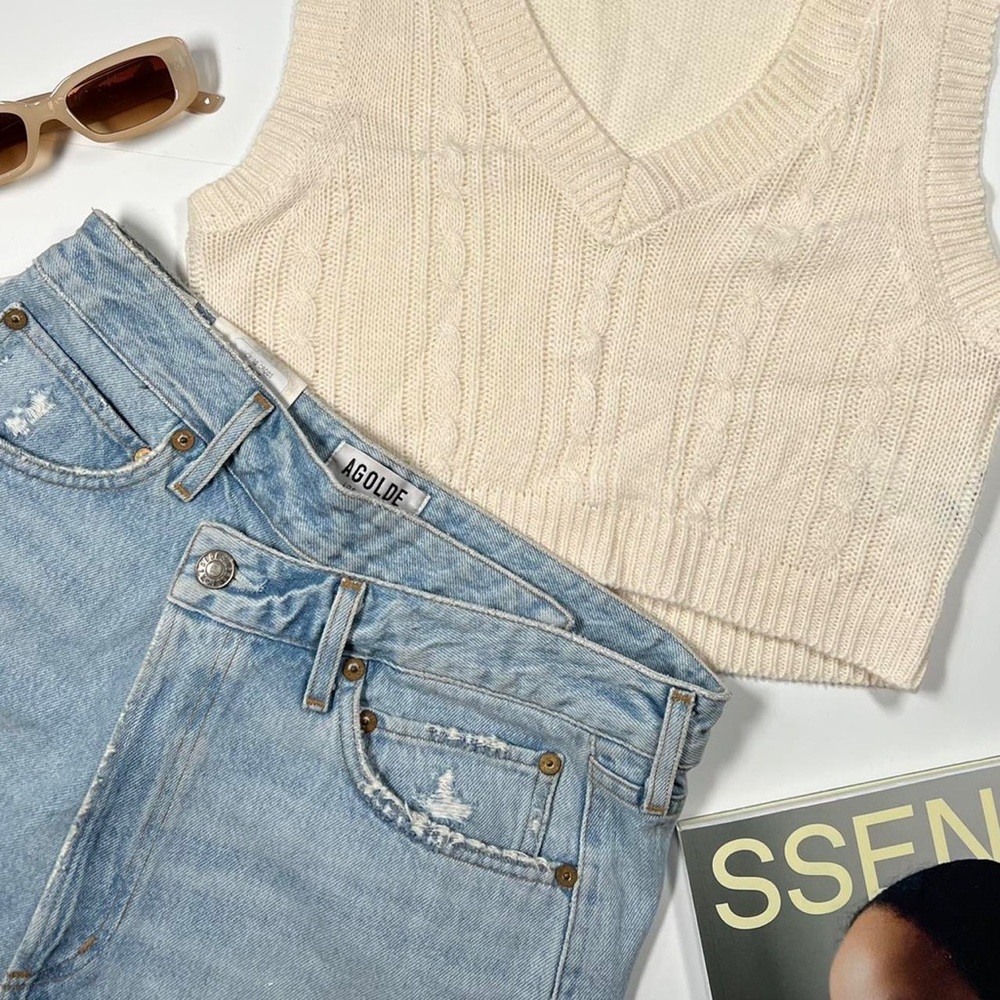 off white sweater vest